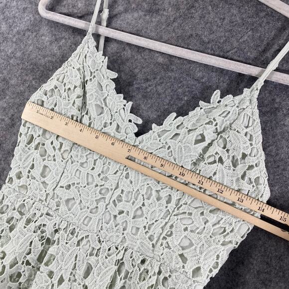 ASTR The Label Midi Dress Small Mint Green Lace A-Line Cocktail - Picture 13 of 16